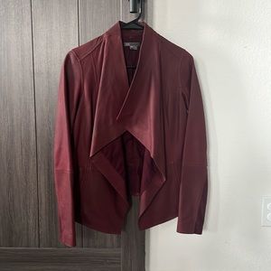 Vince Red Leather Jacket